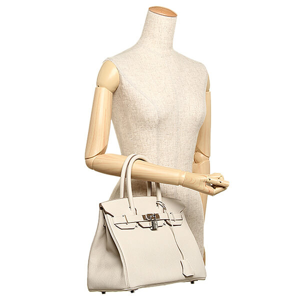 エルメス バーキン レア レディースハンドバッグ バーキンスーパーコピー30cm SILVER金具 T刻印